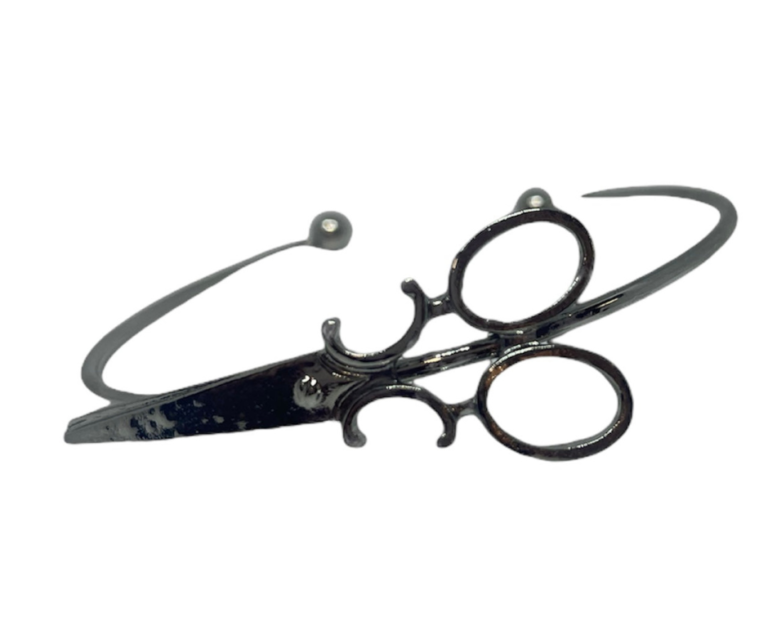 Silver Adjustable Scissor Bracelet - Salontraining.com